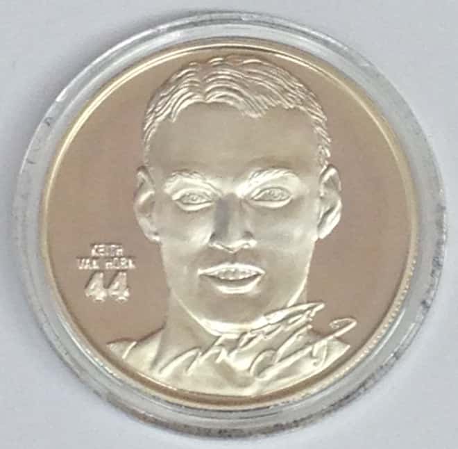 Keith Van Horn Highland Mint 1 oz .999 Fine Silver Limited Edition Commemorative Medallion w/ COA 