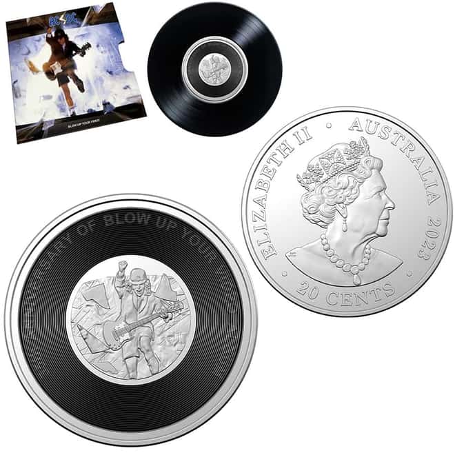 2022 - 2023 AC/DC 45th Ann. 20C 6-Coin Set - Royal Australian Mint (w/Box)