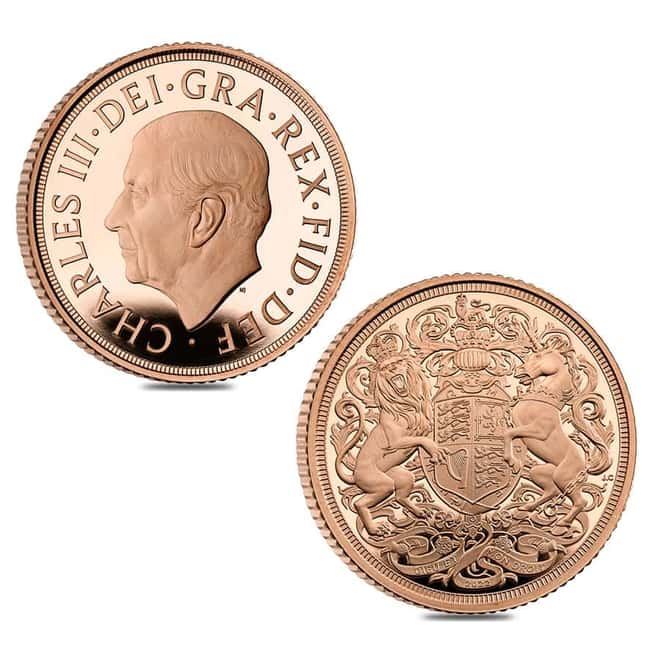 2022 UK Proof Gold Sovereign 5-Coin Set - Queen Elizabeth II Memorial (w/Box & COA)