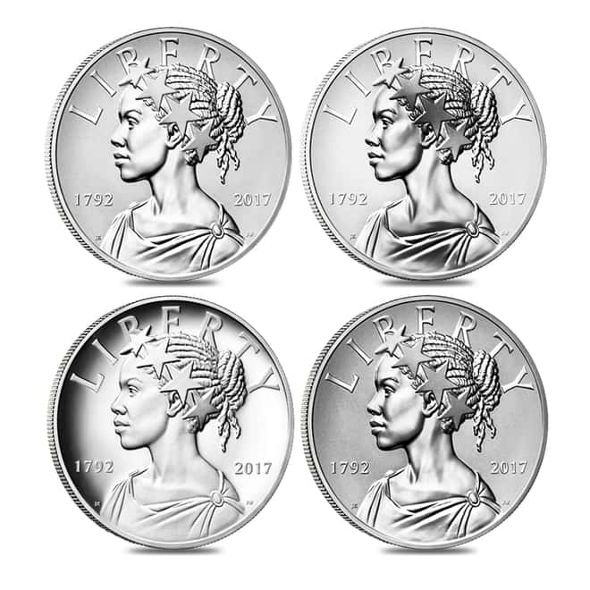 2017 American Liberty 225th Anniversary Silver 4-Medal Set NGC MS/SP/PF 69 ER