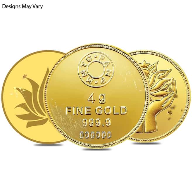 4 Gram Generic Gold Round .999+ Fine (Secondary Market)