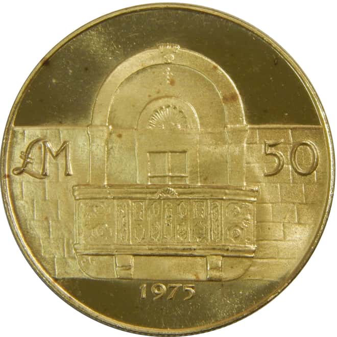 1975 Malta 4th Series Gold 3-coin Set