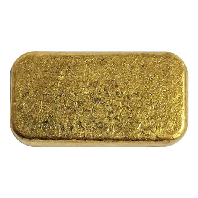 50 Gram Engelhard Cast Gold Bar .999 Fine