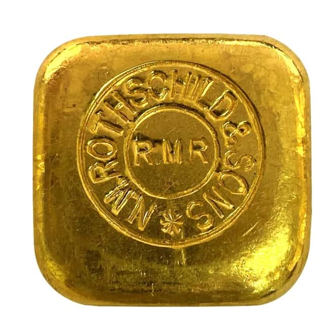 50 gram Gold Bar Rothschild & Sons (RMR) .9999 Fine