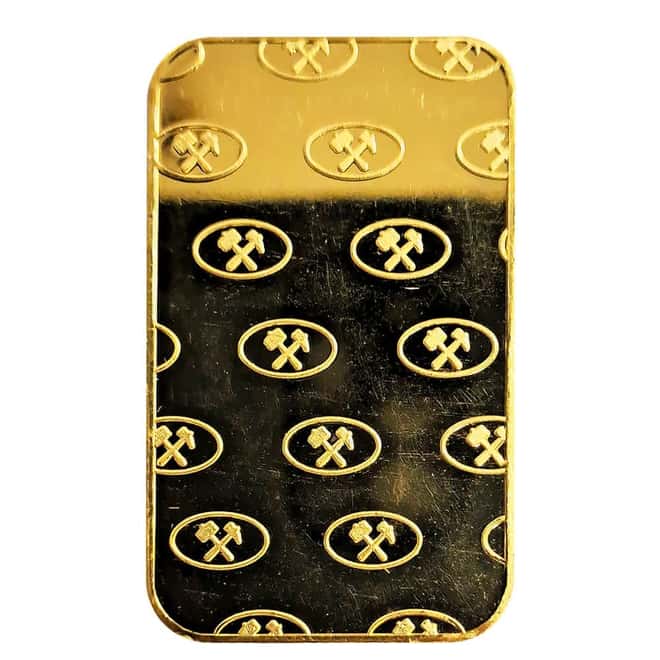 50 Gram Johnson Matthey London Gold Bar .9999 Fine