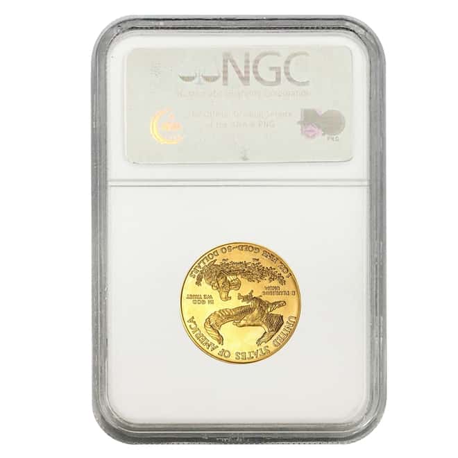 2005 1.85 oz Gold American Eagle 4-coin Set NGC MS 69