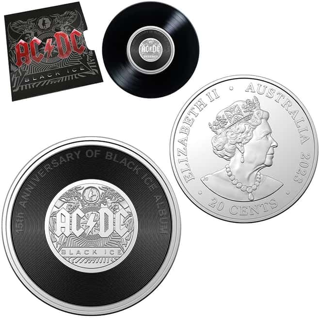 2022 - 2023 AC/DC 45th Ann. 20C 6-Coin Set - Royal Australian Mint (w/Box)
