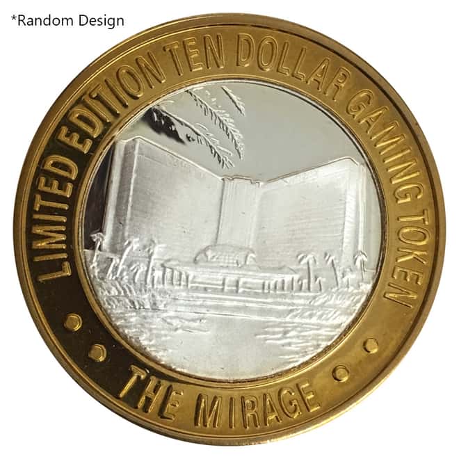 0.6 oz $10 Gaming Token .999 Fine Silver (Random Design)