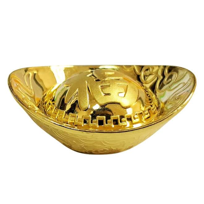 5 Gram Chinese Sycee Yuanbao Shaped Ingot .9999 Fine Gold