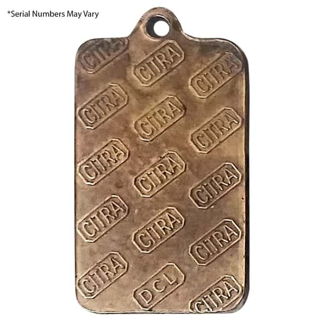 5 gram Citra SBC Ingot Pendant Silver Bar .999 Fine