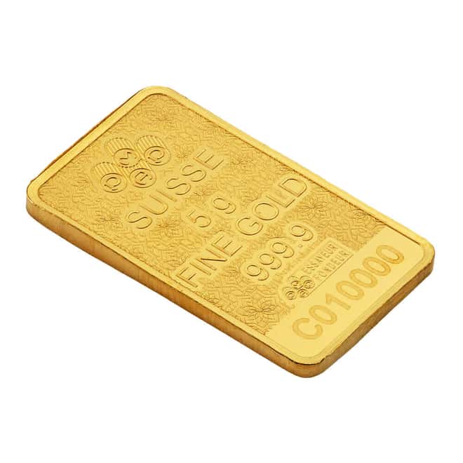 5 Gram PAMP Suisse Arabian Camel Gold Bar .9999 Fine (w/ Frame)