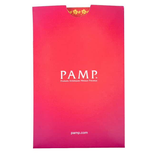 5 Gram PAMP Suisse Diwali Lakshmi & Sacred Cow Gold Bar .9999 Fine (in Assay)