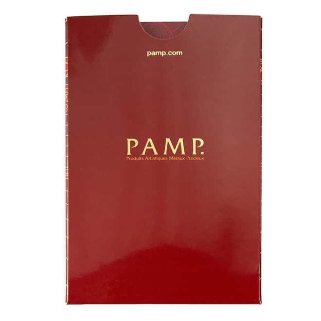 5 Gram PAMP Suisse Good Luck Phoenix Gold Bar .9999 Fine (in Assay)