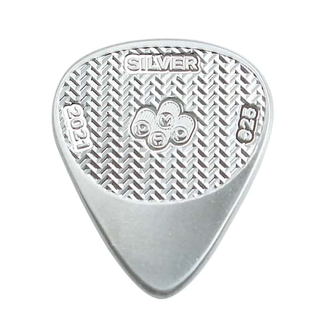 2021 5 gram PAMP Suisse Sterling Silver Playable Fender Guitar Pick .925 Fine (w/Box)