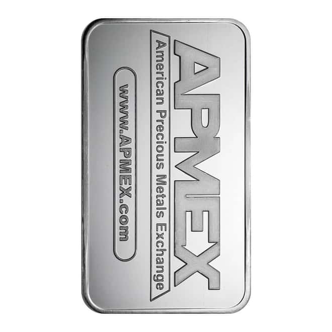 5 oz APMEX Silver Bar .999 Fine (in Assay)
