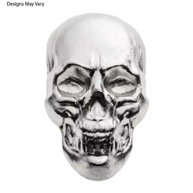 5 oz Shaped Cast Silver .999 Fine (Random Design)