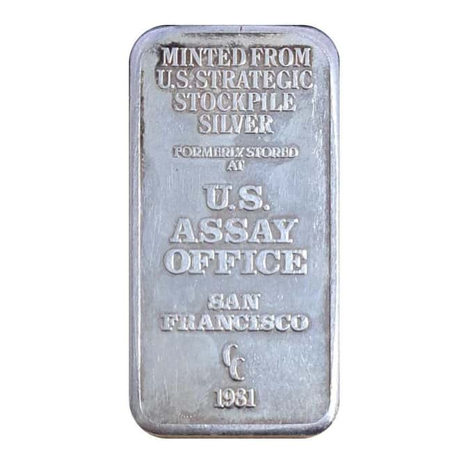 5 oz U.S. Assay Office Silver Bar .999 Fine