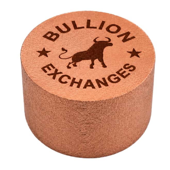 5 Pound Bullion Exchanges Copper Rod Bar .9999 Fine