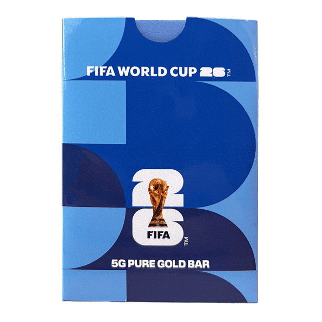 5 Gram PAMP Suisse FIFA World Cup 26™ Gold Bar .9999 (in Assay)