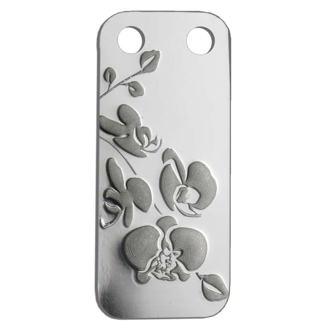 1/5 oz PAMP Suisse Orchid Proof Silver Ingot Pendant