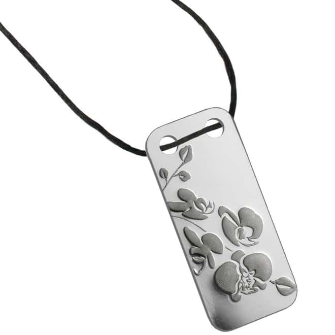 1/5 oz PAMP Suisse Orchid Proof Silver Ingot Pendant