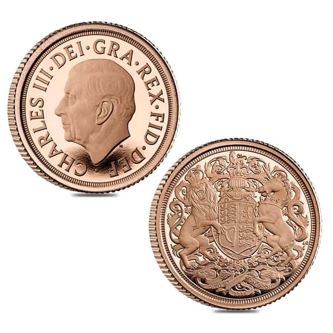 2022 UK Proof Gold Sovereign 5-Coin Set - Queen Elizabeth II Memorial (w/Box & COA)