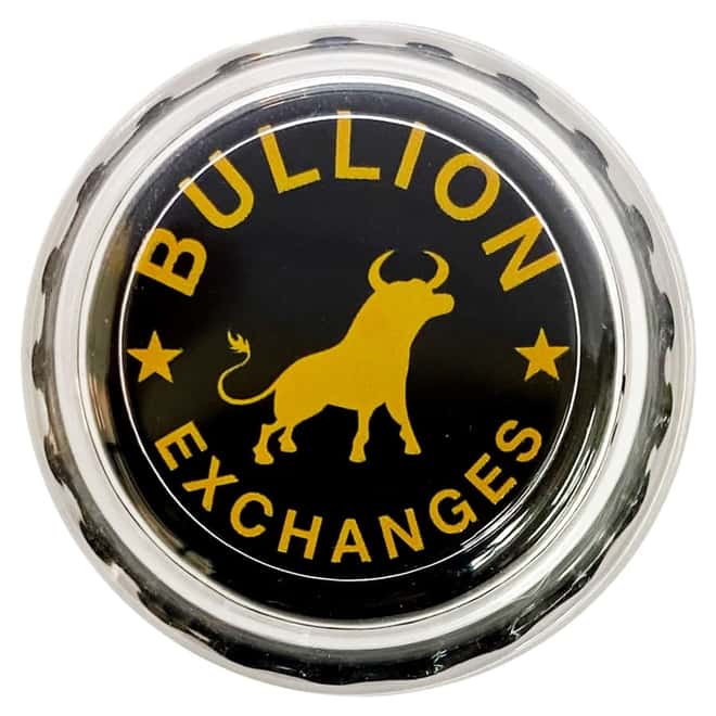 6 gram Bullion Exchanges New York Skyline - Black .999 Fine Silver Bottle Cap