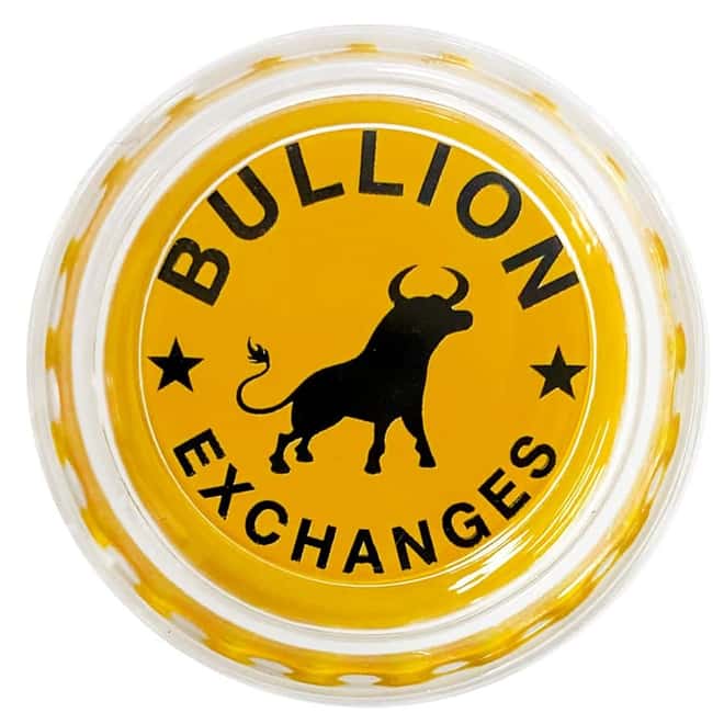 6 gram Bullion Exchanges New York Skyline - Yellow .999 Fine Silver Bottle Cap