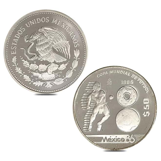 Mexico 1986 World Cup Proof Silver 12-Coin Set .925 Fine (w/Box & COA)