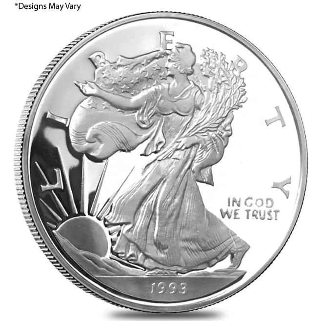 8 oz Silver Generic Rounds .999 Fine | Bullion Exchanges