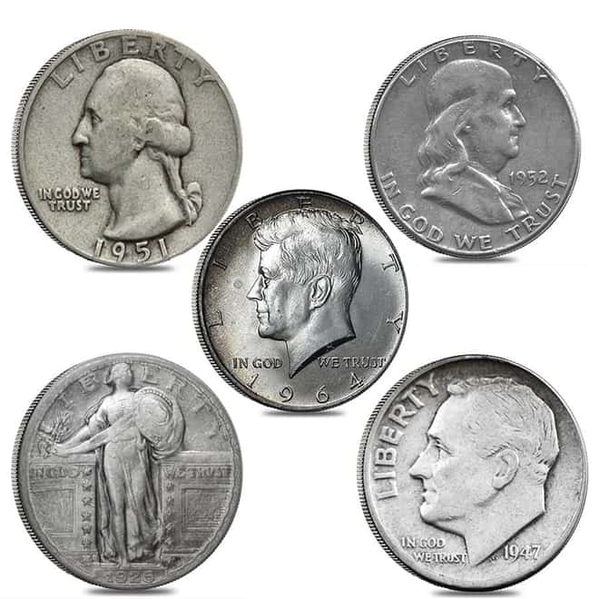 90% Silver Junk Coins in Pure oz