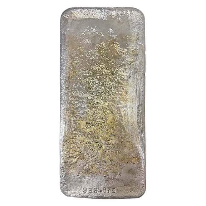 999.875 oz Elemetal Silver Bar .999+ Fine