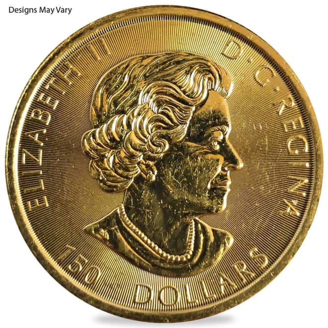1.5 oz Gold Coin Random Mint .999+ Fine (Scruffy)