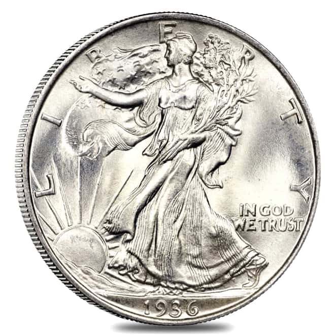 $10 Face Value Walking Liberty Half Dollars BU 90% Silver 20-Coin Roll