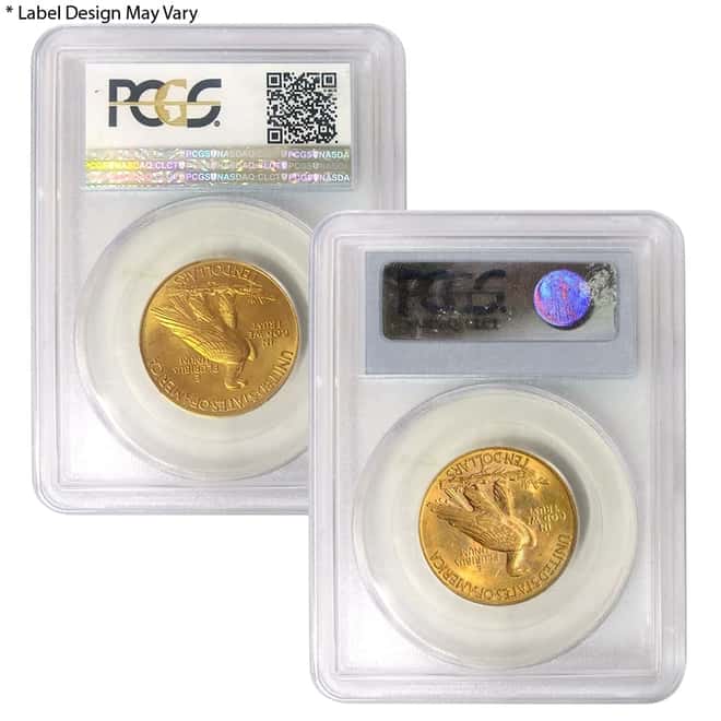 $10 Indian Head Gold Eagle PCGS MS 63 (Random Year)