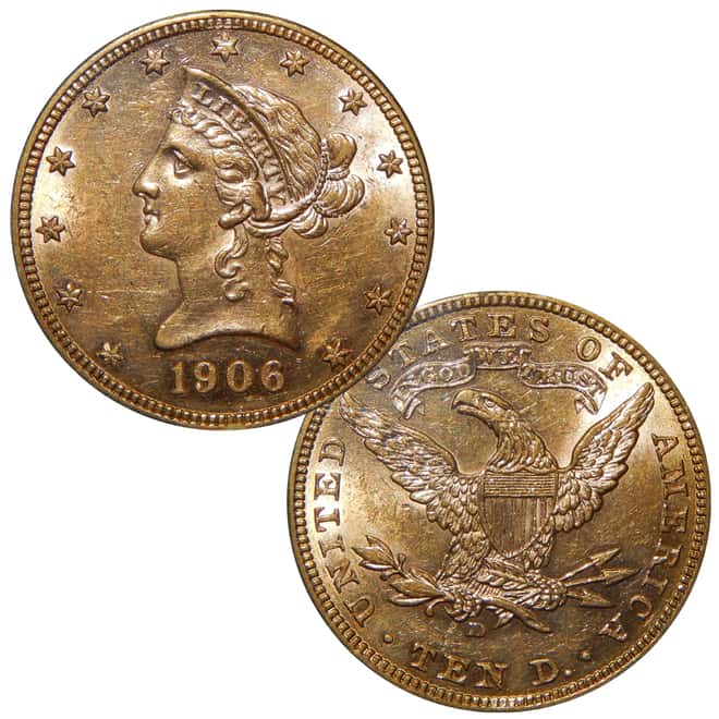 U.S 20th Century 3.628 oz Gold Type 8-Coin Set