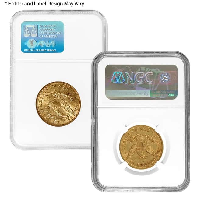 $10 Liberty Head Gold Eagle NGC AU 58 (Random Year)