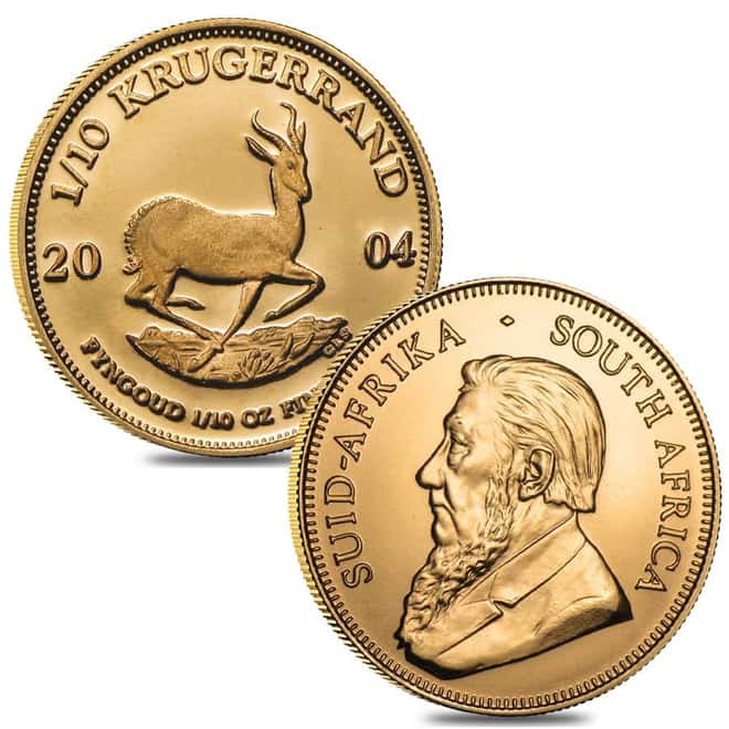 2004 South African Krugerrand Paul Kruger Commem 5-Coin Proof Set (w/Box & COA)