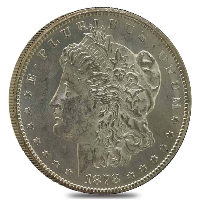 1878-CC Morgan Silver Dollar $1 BU GSA Soft Pack