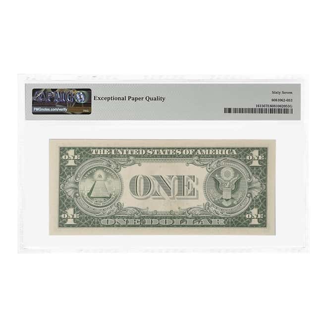 1935 $1 Silver Certificate Currency Note PMG Superb Gem UNC 67 EPQ (Exceptional Paper Quality)