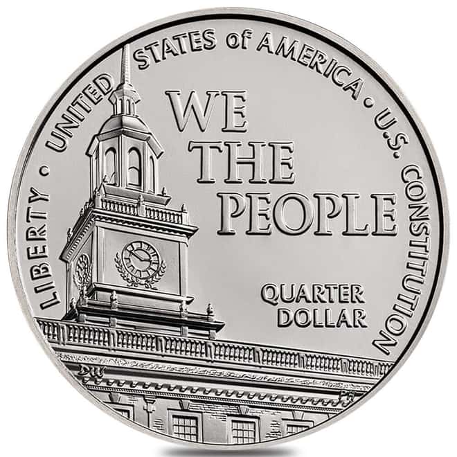 $20 Face Value Rolls 2026 U.S. Constitution Semiquincentennial Quarter 25C (80 Coins)