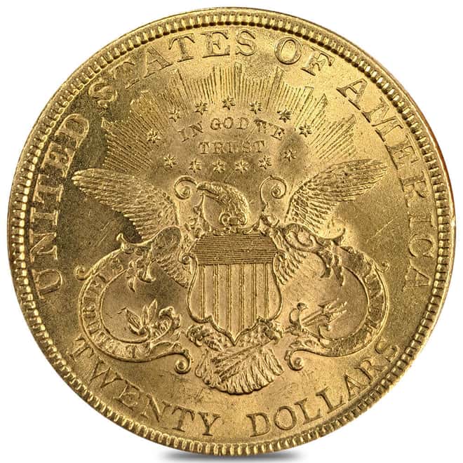 $20 Gold Double Eagle Liberty Head - Brilliant Uncirculated BU (Random Year)