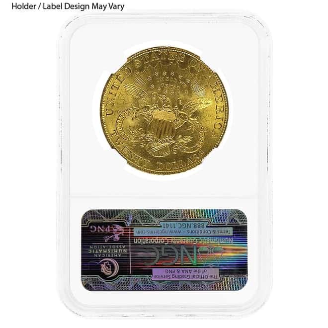 $20 Gold Double Eagle Liberty Head NGC MS 64+ (Random Year)