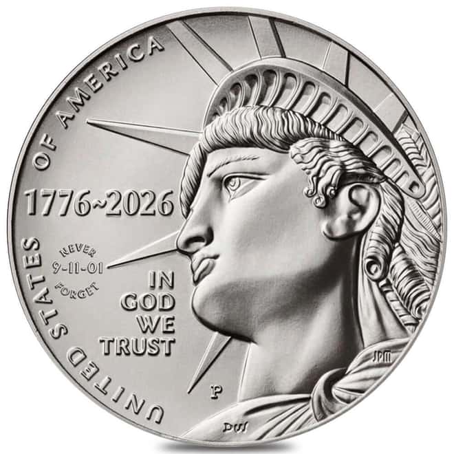 $50 Face Value Bag 2026-P 9/11 Enduring Liberty Half Dollar $0.50 Coin (100 Coins)