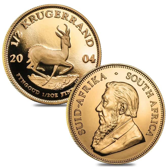 2004 South African Krugerrand Paul Kruger Commem 5-Coin Proof Set (w/Box & COA)