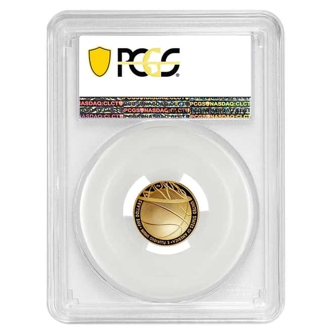 2020 W $5 Gold Basketball Hall of Fame Proof Coin PCGS PF 70 DCAM FS
