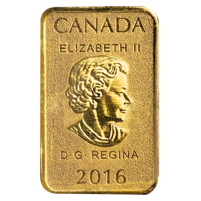 5 x 1/10 oz Gold Royal Canadian Mint RCM Legal Tender Bar Set .9999 Fine (In Assay)