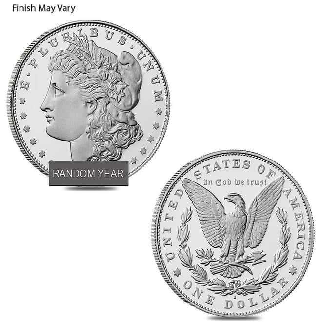 US Mint Modern Morgan/Peace Silver Dollar .999 Fine BU/Proof (Random Year)