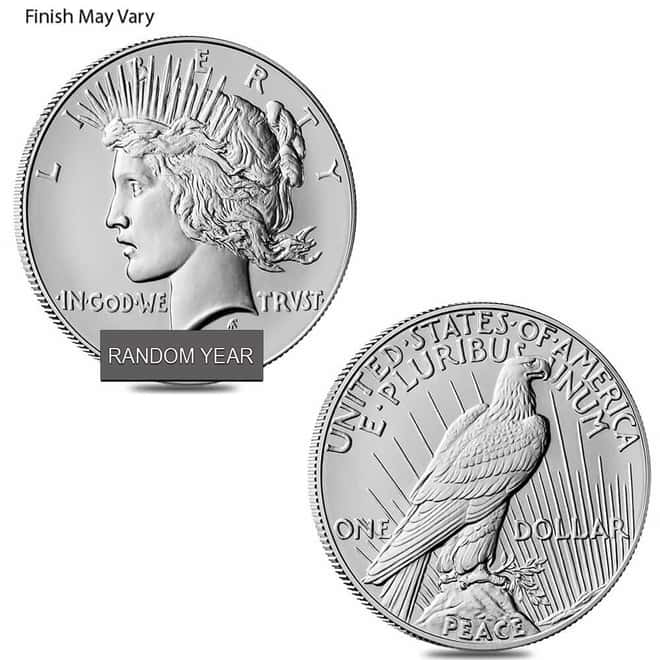 US Mint Modern Morgan/Peace Silver Dollar .999 Fine BU/Proof (Random Year)