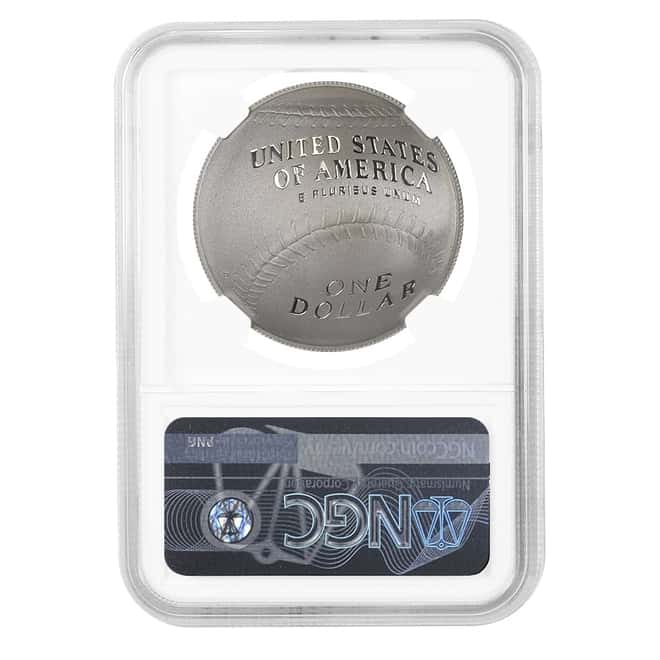 2014-P National Baseball Hall of Fame Proof Silver Dollar NGC PF 69 UCAM